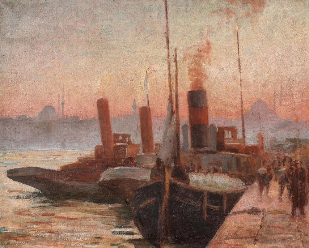 Galata Limeni al tramonto